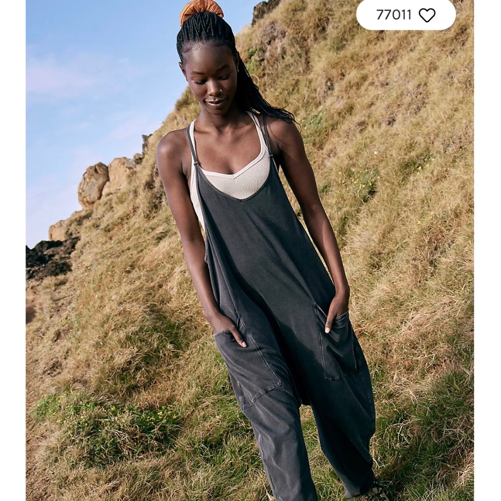 Free People Hot Shot Onesie Color Gray